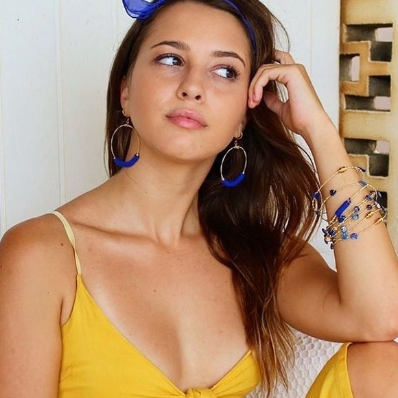 GUITAR STRING BRACELETS WITH NATURAL GEMSTONES - Picture 1 of 5